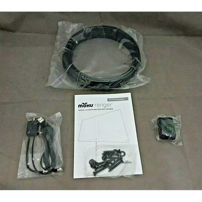 Mohu MH-110038 Ranger Indoor / Outdoor Amplified HDTV Antenna 75