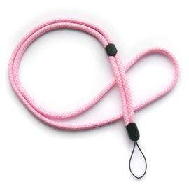 trage.band® Long Adjustable Neck Strap White Pink