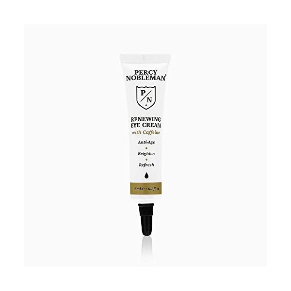 Percy Nobleman Repairing Eye Cream (with Caffeine), an anti-aging eye treatment to help combat the signs of aging, 15ml