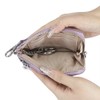 Royal Bagger RFID Coin Purse with Keychain, Genuine Leather Multi
