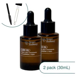 Green Eco Beauty Suero Para Crecimiento De Pestañas Lash Oil 2 Pack