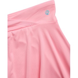 RBX Skorts for Girls - 4 Pack Pleated Athletic Tennis Skirts with Built-in Bike Shorts - Golf Outfits, School Uniform (7-16), Size 7-8, Black Violet Pink