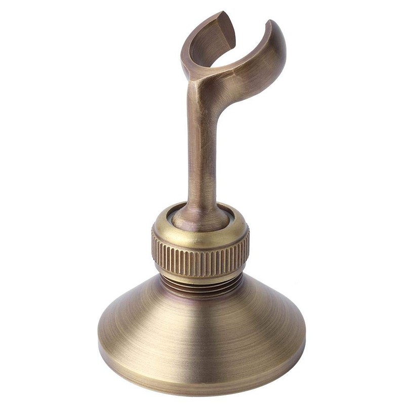 Samfox Adjustable Brass Shower Head Holder Bracket Base for Home