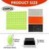 LIUQOBN Bump Dots for Visually Impaired 250 Pcs Combo Pack(Red,