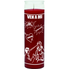 Come to Me Red Candle - Silkscreen 1 Color 7 Day