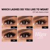 Higu clace Lash Clusters, 72pcs D curl Lashes Extension 10-16mm,