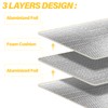 ZUIWAN 6MM Thick Garage Door Insulation Kit - 16P Reflective