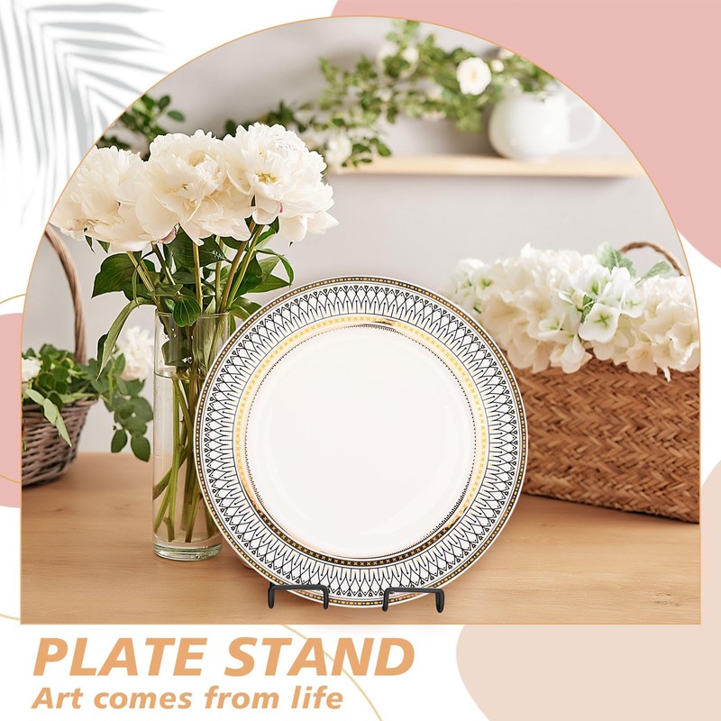 Kenning 24 Pack Adjustable Plate Stands for Display 7.1 Inch