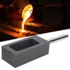 Graphite Ingot Mold with Handle Casting Melting Mold for Gold