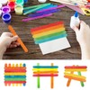 200 Pcs Jumbo Wooden Craft Sticks, Popsicle Sticks, 150x18x1.6mm Treat