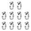 VARIOSAN Hose Clamp Set 13620, 10 Pieces, Clamping Range 16-27