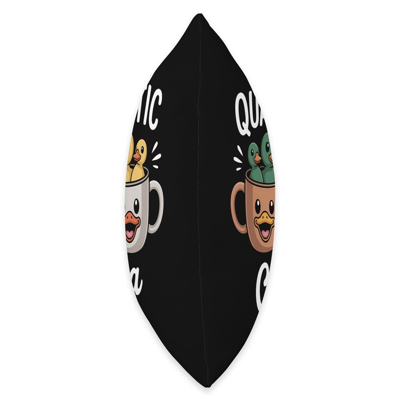 QUACKTASTIC Cuppa Coffee Lovers Throw Pillow