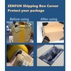 ZENFUN 200 Pcs Packaging Edge Protectors, Plastic Heavy Duty Shipping