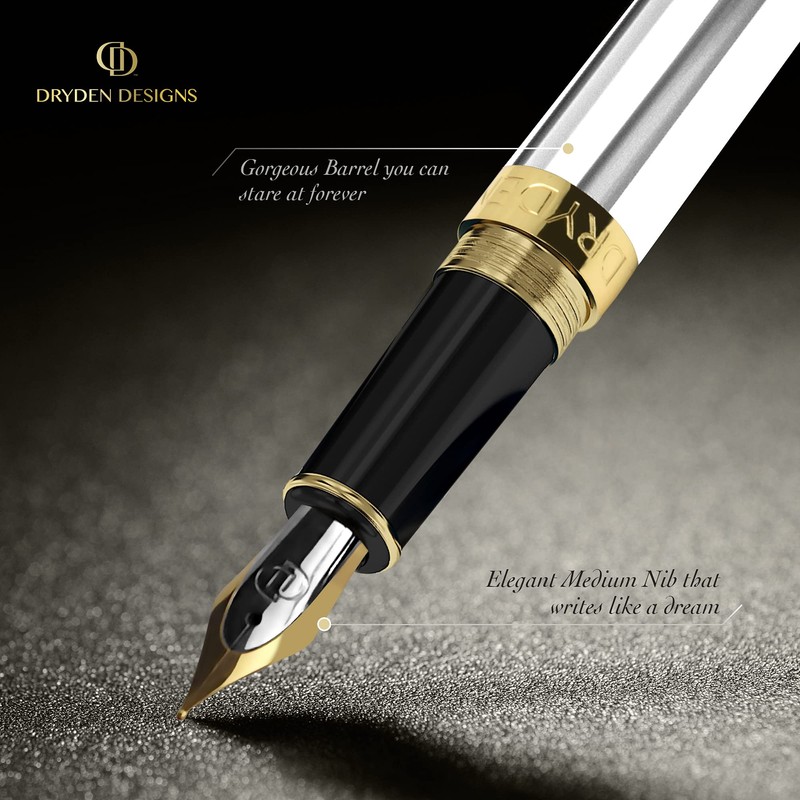 Dryden Designs Fountain Pen. Medium Nib Premium Box | 6