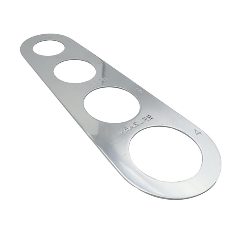 FONGKNOX 2 Pcs Stainless Steel Pasta Measurer with 4 Measuring