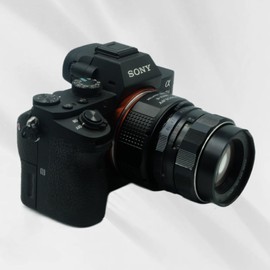 PHOLSY Enfoque Manual Adaptador de Objetivo Compatible con Objetivos M42 y Cuerpo de Cámara Sony E (NEX), M42 a E