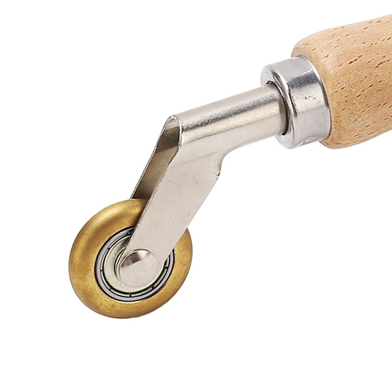 Double End Seam Roller High Temperature Resistant Silicone Wheel Brass