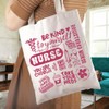 WCGXKO Nurse Themed Tote Bag Nursing Weeks Gift Nurse Practioner