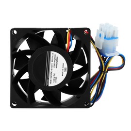 WR60X26866 Refrigerator Evaporator Fan Motor fit for GE, High-Strength Copper Plastic, Efficient Cooling, Low Noise, Long Service Life, Compatible with Multiple Models