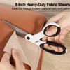 SCAIKTIG Premium Sewing Scissors Bundle, 8" Heavy Duty Fabric Scissors,