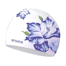 Women Swim Caps Silicone Waterproof Swim Cap Comfortable Bathing Cap for Long and Short Hair Waterproof Large Size