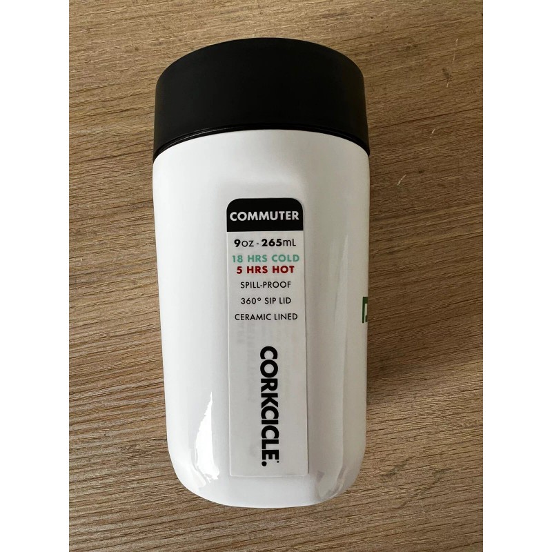 Corkcicle (2 Pack) Corkcicle Commuter Cup, 9 oz, Gloss White