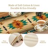YCness Aztec Southwest Table Runner, Ethnic Style Design Geometric Triditional