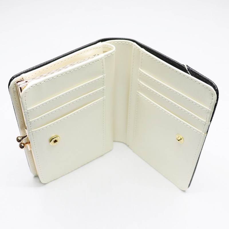 Snoopy Women's Wallet, Wallet, Bifold Case, Popular, Character Brooch, Purple