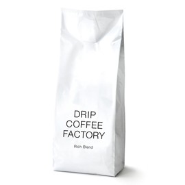 Drip Coffee Factory Rich Blend Coffee, Whole Beans, 7.1 oz (200 g) x 1 Bag