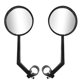 Scooter Handle Rearview Mirror - Adjustable Angle - Wide View - Retroreflector - Easy Installation