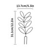 2Pack Indoor Plant Trellis Metal Wire Garden Trellis ，Small Climbing