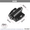 TERF® Push to Open Door Catch Black Single Magnetic Pressure