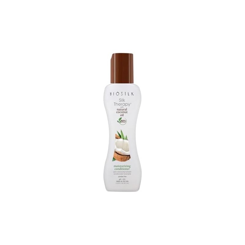 Biosilk Silk Therapy with Coconut Oil Moisturizing Conditioner Unisex 2.26