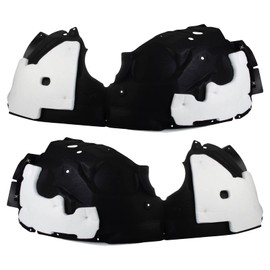 TRQ Front Inner Fender Liner Set Compatible with 2019-2023 Ford Edge FO1248198 FO1249198