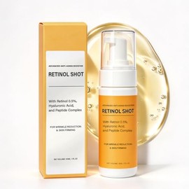 Sérum Facial Retinol 0.5% 30ml, Con Ácido Hialurónico y Péptidos