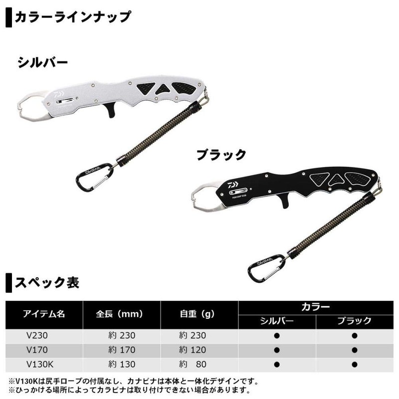 Daiwa Fish Grip V 230 Silver