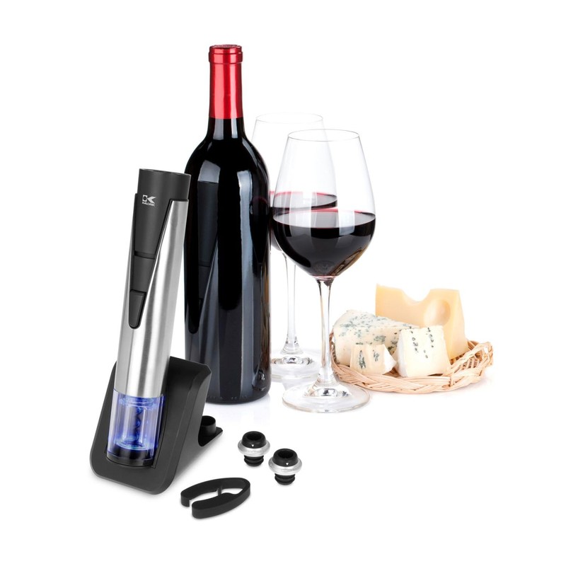 Kalorik Electric Wine Opener and Preserver Includes 2-in-1 Bottle Opener