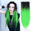 Kraler 24" Thick Dreadlock Extensions, 20 Strands 1cm Width SE