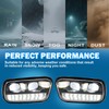 LED&DRL Fog Lights Compatible with 2009-2012 Dodge Ram 1500 2010-2018
