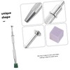 OHPHCALL 4 Claws Metal Grabber Mini Nail Sponges Set Nail