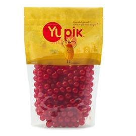 Yupik Sour Cherry Candies, 2.2 lb , Pack of 6, Cherry-Flavored Balls, Sweet & Tart, Chewy Red Gummies, Fun Treat, Sweet Candy, Delicious Snack, Ideal for Gifting, Holidays & Decorating