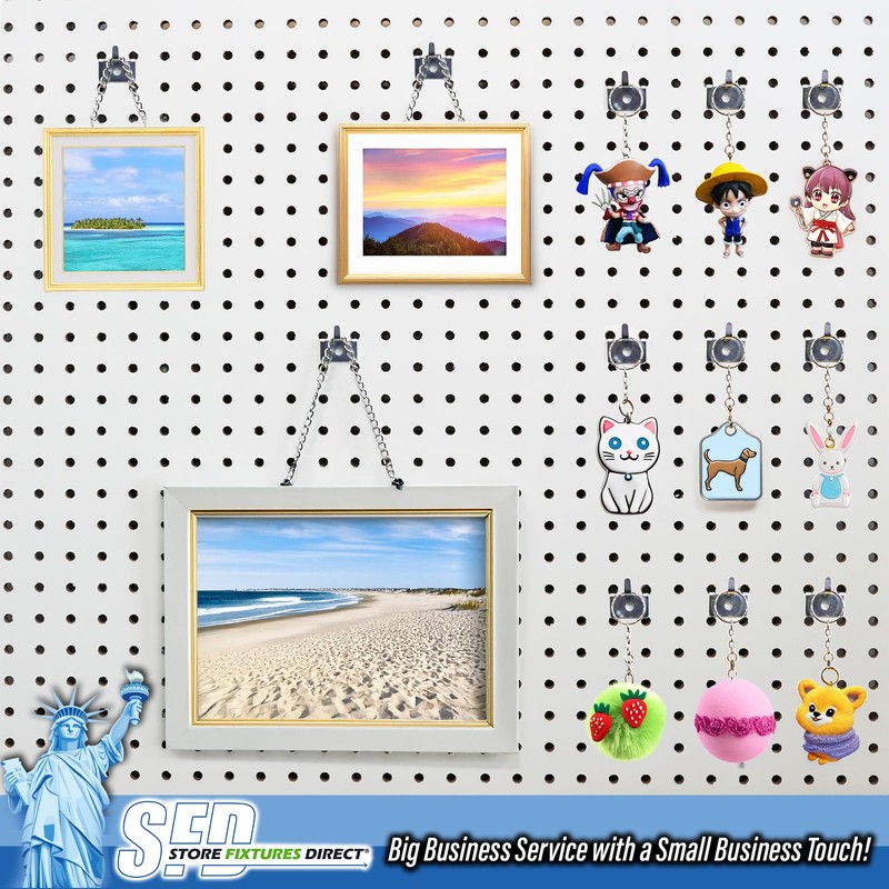 STORE FIXTURES DIRECT Pegboard Utility Notch Hook - Picture Hanger