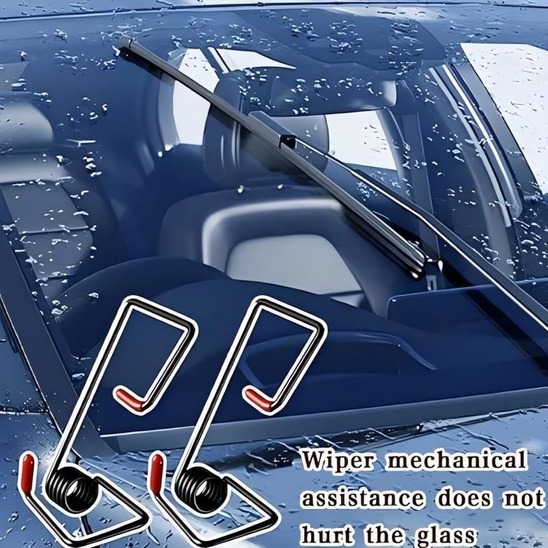 Windshield Wiper Arm Pressure Spring Booster, 4PCS Wiper Arm Pressure