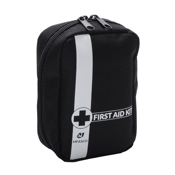 Personal First Aid Kit Black Canvas Case MFASCO