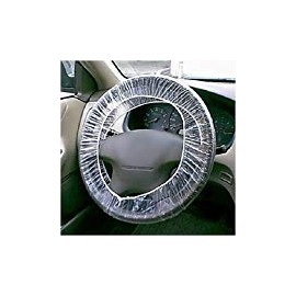 Disposable Steering Wheel Covers by HI-TECH, Industrial Grade, Universal Fit (500 Pack)