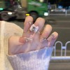 XUZOO 24 Pieces Nail Tips, 3D Nails, Short and Long,
