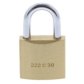 Burg-Wächter Padlock, Set of 3, 4 Keys, Trio 222, TRIO 222 30 GL SB
