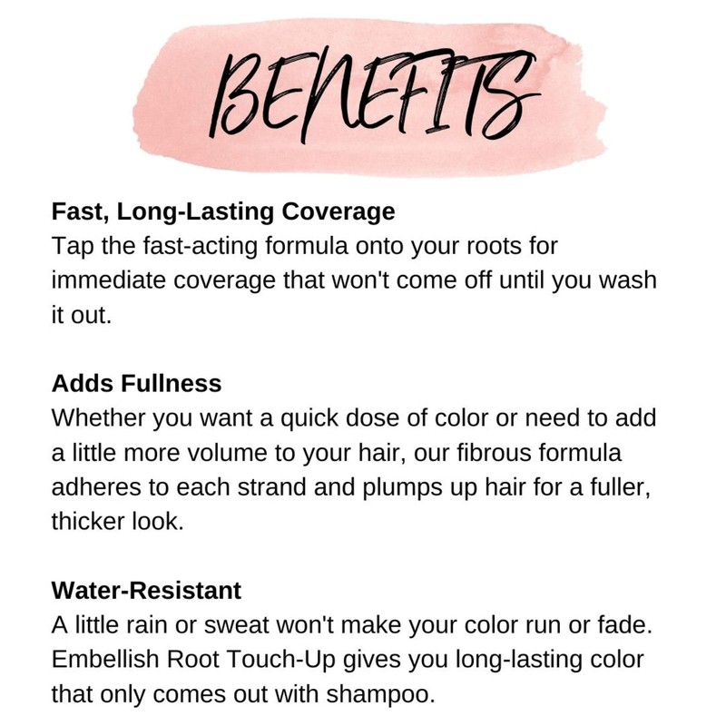 CALISTA Root Touch-Up | Temporary Gray Concealer | Cover Thinning