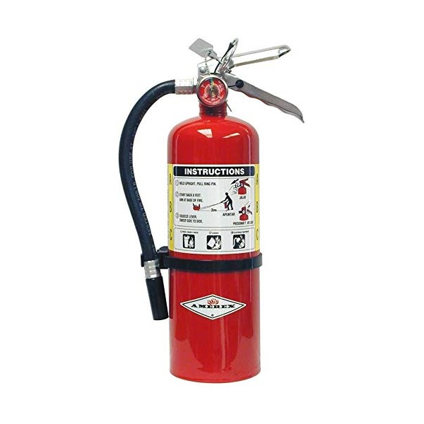 Amerex B500, 5lb ABC Dry Chemical Fire Extinguisher with Aluminum