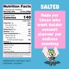 COCOCURL Salted Crafted Crunchy Coconut Chips – Unsweetened Healthy Snack,